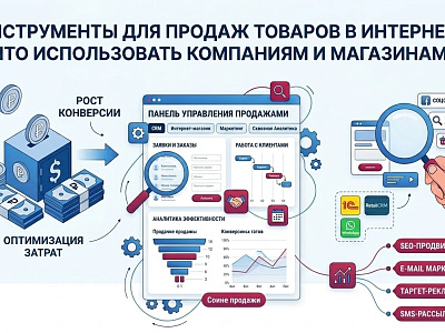 Инструменты для продаж товаров в интернете: что использовать компаниям и магазинам?