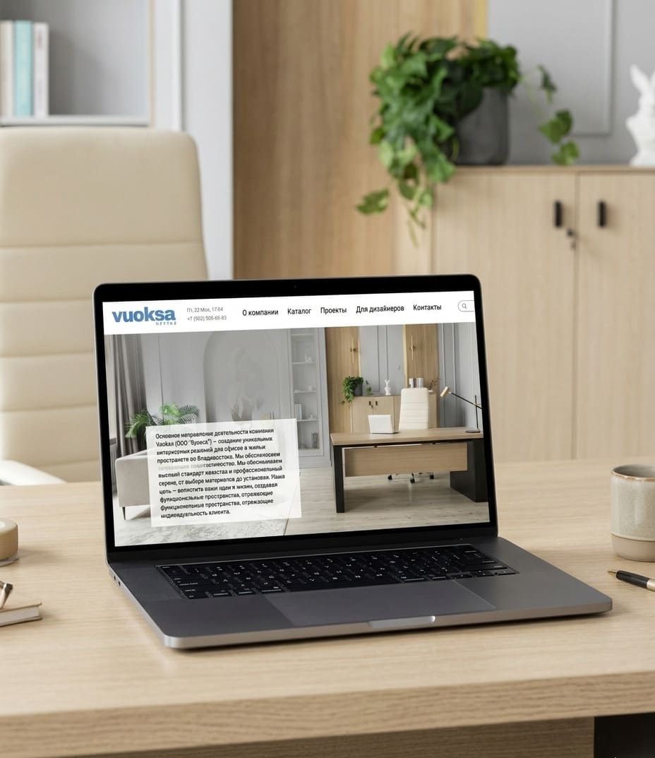 Доработка сайта Vuoksa-office
